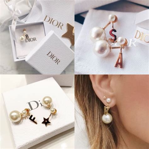 dior 珍珠耳環